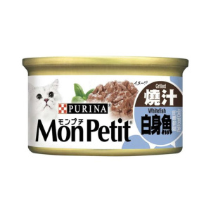 貓罐頭-貓濕糧-MonPetit-至尊系列-精選燒汁白身魚-85g-淺藍白-NE12451374-MonPetit-寵物用品速遞