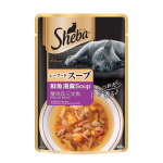 Sheba 鮮魚湯羹 蟹肉及三文魚 40g (10265754) 貓罐頭 貓濕糧 Sheba 寵物用品速遞
