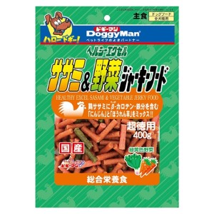 狗小食-日本DoggyMan-雞肉野菜切條-400g-DoggyMan-寵物用品速遞