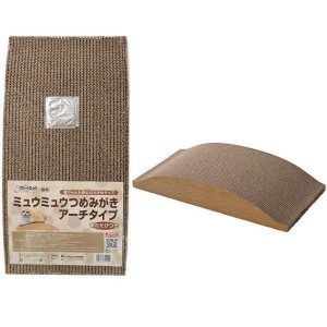 貓玩具-日本Clean-Miu-拱形紙貓抓板-貓抓板-貓爬架-寵物用品速遞