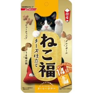 貓小食-日本日清-貓小食-芝士雞肉海鮮蔬菜零食粒-3g-14袋入-黃-其他-寵物用品速遞
