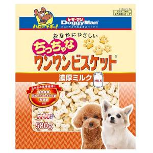 狗小食-日本DoggyMan-低脂健康小餅乾-濃厚牛奶-580g-犬用-其他-寵物用品速遞