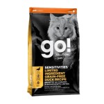 GO! SOLUTIONS 貓糧 低敏美毛系列 鴨肉 3lb (1303141T) 貓糧 貓乾糧 GO 寵物用品速遞