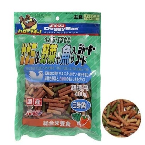 狗小食-日本DoggyMan-白身魚野菜切條-400g-DoggyMan-寵物用品速遞