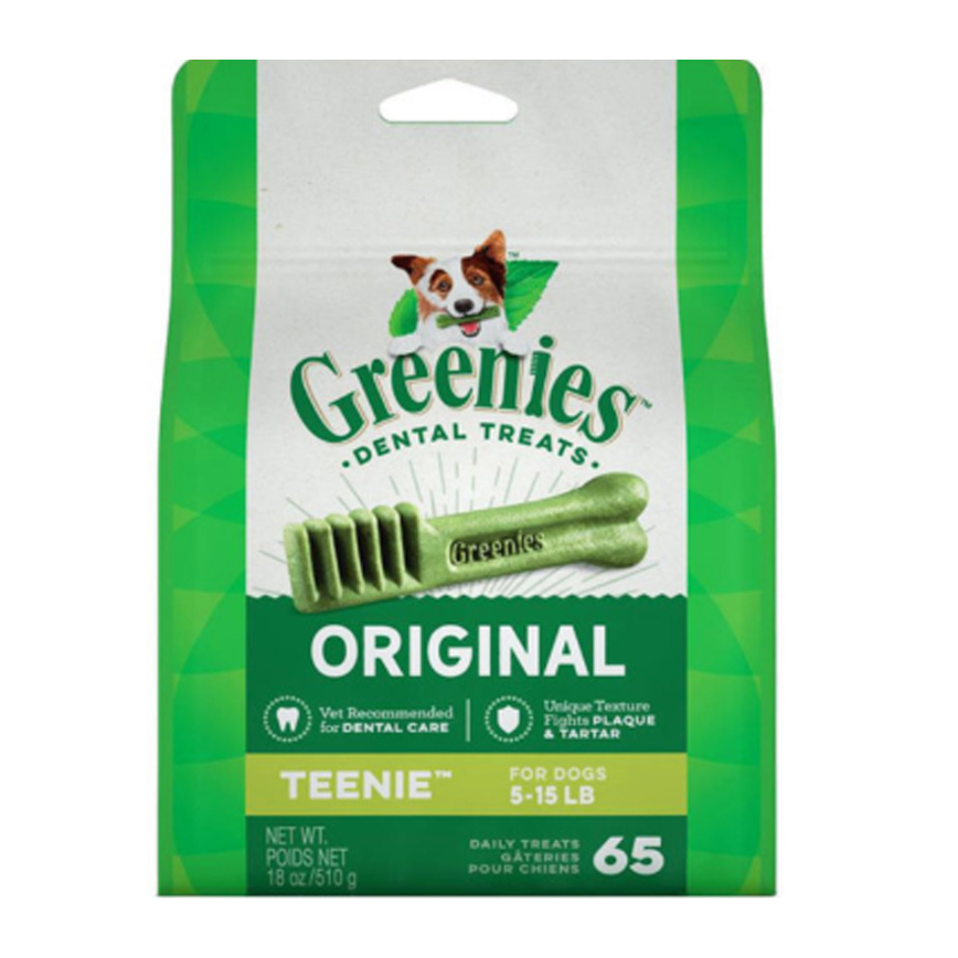 Greenies Greenies 狗零食 Original Teenie 潔齒骨 的骰犬用 43支 12oz (10272392)