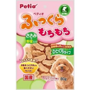 狗小食-日本Petio-狗小食-雞肉蔬菜零食塊-80g-Petio-寵物用品速遞