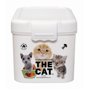 貓犬用日常用品-日本THE-CAT-寵物糧桶-2kg-貓犬用-寵物用品速遞