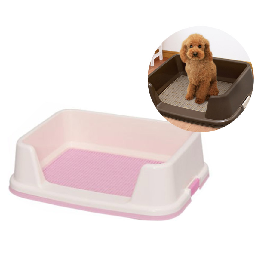 IRIS IRIS 狗狗專用 高身防噴狗廁所 TRT-650 大碼 (50.5x65x18.5) (顏色隨機)