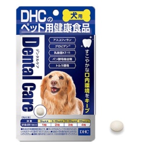 狗狗保健用品-DHC-日本製狗狗健康食品-牙齒護理配方-60粒-營養保充劑-寵物用品速遞