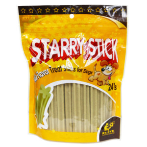 狗小食-Starry-Stick-五星型牛奶軟齒條-24支-FDS91002-其他-寵物用品速遞