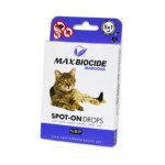 Max Biocide 貓用苦楝油驅蚤滴劑 5pcs (NBP244622B) 貓咪清潔美容用品 皮膚毛髮護理 寵物用品速遞