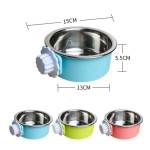 寵物圓形糧食碗 可掛寵物籠 細碼 (顏色隨機) 貓犬用日常用品 飲食用具 寵物用品速遞