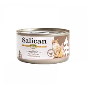 貓罐頭-貓濕糧-Salican-雞肉貓罐頭-肉汁-85g-Salican-寵物用品速遞