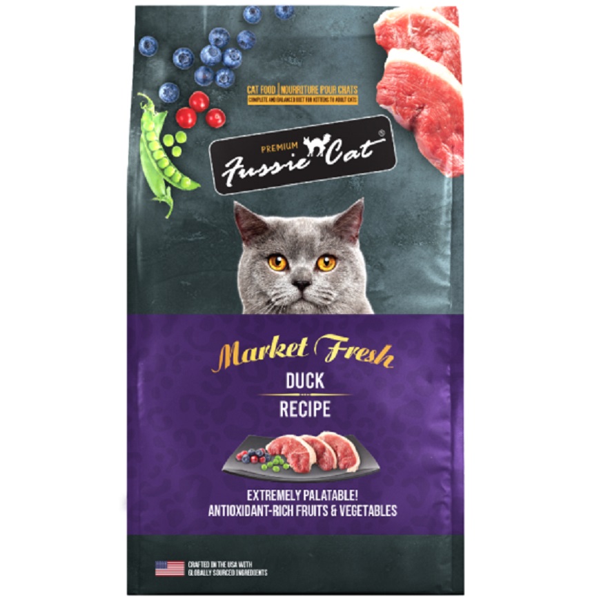 Fussie Cat Fussie Cat 貓糧 Market Fresh 純天然貓糧 鴨肉配方 3.5lb (紫) (FU-QD2)