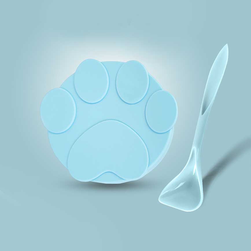 貓狗罐頭 保鮮密封蓋及匙羹 一個入 (顏色隨機) (圖片4)