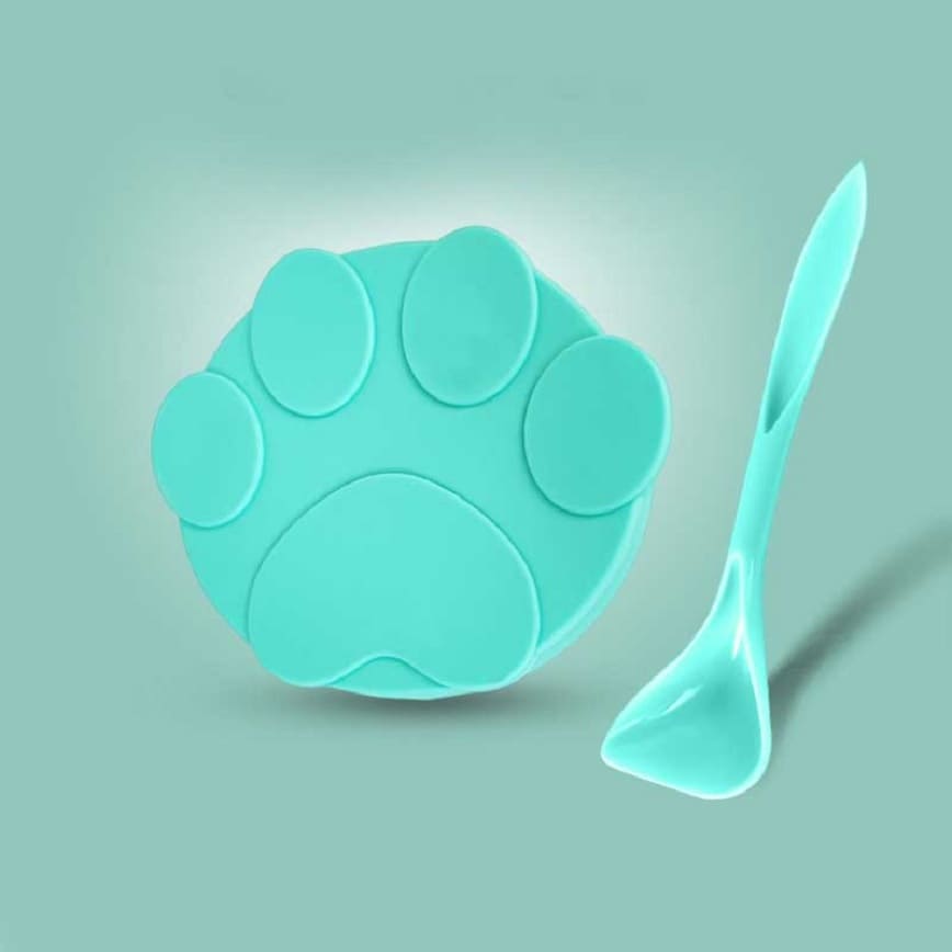 貓犬用日常用品 貓狗罐頭 保鮮密封蓋及匙羹 一個入 (顏色隨機)