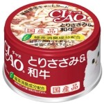 CIAO 日本貓罐頭 特選滋味和牛味 80g (暗紅) (C-33) 貓罐頭 貓濕糧 CIAO INABA 寵物用品速遞