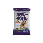 日本IRIS 每日擊退污糟 寵物濕紙巾 小型犬及貓適用 BWT-25M 25枚 貓犬用 貓犬用日常用品 寵物用品速遞