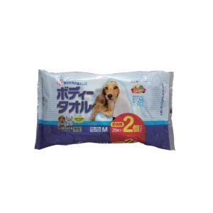 貓犬用日常用品-日本IRIS-每日擊退污糟-寵物濕紙巾-小型犬及貓適用-BWT-25M-25枚入-一袋2包-貓犬用-寵物用品速遞