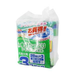 狗狗日常用品-日本DoggyMan-愛犬用清潔濕紙巾-28枚入-一袋3包-狗狗-寵物用品速遞