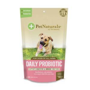 狗狗保健用品-Pet-Naturals-功能小食-每日益生菌咀嚼片-適合所有體型大小的犬類-PEN-87536-60粒-腸胃-關節保健-寵物用品速遞