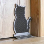 貓貓舒爽不求人 用具嚴選 按摩牆角梳毛器 貓型 (顏色隨機) 貓玩具 其他 寵物用品速遞