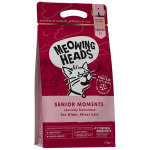 Meowing Heads 貓糧 無穀物全天然年⾧貓配方 三文魚雞肉 3kg (2包1.5kg夾袋) (MHSM3) (深紅) 貓糧 貓乾糧 Meowing Heads 寵物用品速遞