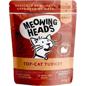 貓罐頭-貓濕糧-Meowing-Heads-全配方無穀物貓用主食濕糧系列-火雞-雞-牛-100g-啡色-MHWT-Meowing-Heads-寵物用品速遞