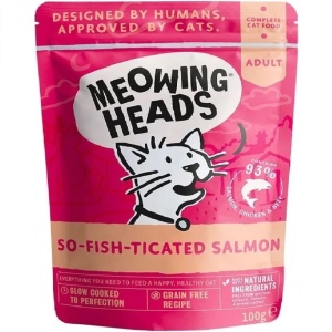 貓罐頭-貓濕糧-Meowing-Heads-全配方無穀物貓用主食濕糧系列-三文魚-雞-牛-100g-桃紅色-MHWS-Meowing-Heads-寵物用品速遞