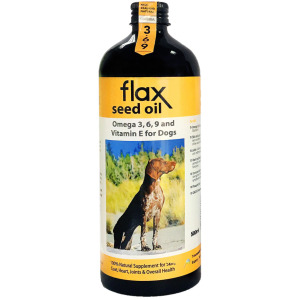狗狗保健用品-Fourflax-紐西蘭天然亞麻籽油-500ml-營養保充劑-寵物用品速遞