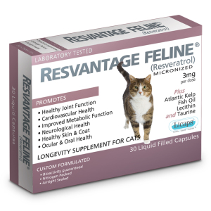 貓咪保健用品-Resvantage-白藜蘆醇貓用保健品-30粒-PP6612-營養膏-保充劑-寵物用品速遞