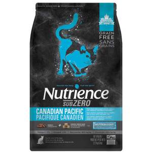 貓糧-Nutrience-SUBZERO-Canadian-Pacific-貓糧-凍乾脫水鮮三文魚-鯡魚-七種魚-全貓配方-C2603-11lbs-5kg-藍黑-Nutrience-寵物用品速遞