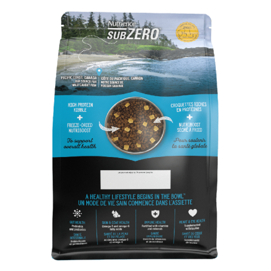 Nutrience SUBZERO 無穀物貓糧 全貓配方 凍乾脫水鮮三文魚及鯡魚配七種魚 4lbs 1.8kg (C2909) (藍黑) (新舊包裝隨機發貨) (圖片4)