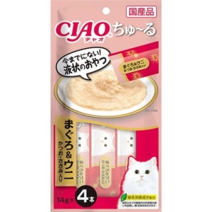 貓小食-日本CIAO-肉泥餐包-吞拿魚海膽鰹魚及雞肉肉醬-56g-SC-120-CIAO-INABA-寵物用品速遞
