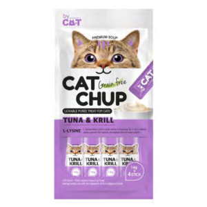 貓小食-Cat-Chup-貓貓無穀物糊狀營養小食-L-賴氨酸配方-吞拿魚-扇貝-52g-OCCC-03-其他-寵物用品速遞