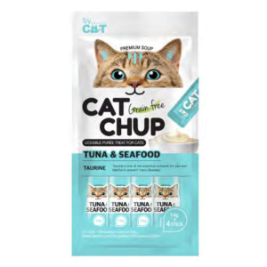 貓小食-Cat-Chup-貓貓無穀物糊狀營養小食-牛磺配方-吞拿魚-蟹肉-52g-OCCC-04-其他-寵物用品速遞