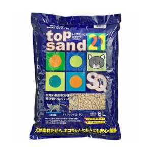 Top-Sand-21-豆腐貓砂-日本Top-Sand-21-SQ四角形單通豆腐貓砂-6L-豆腐貓砂-豆乳貓砂-寵物用品速遞