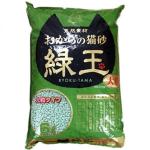 豆腐貓砂 日本Hitachi RYOKU-TAMA綠玉綠茶豆腐貓砂 大粒裝 6L 貓砂 豆腐貓砂 寵物用品速遞