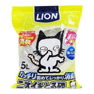 LION-Pet-礦物貓砂-日本獅王LION-Pet-強勁消臭礦物砂-5L-礦物貓砂-寵物用品速遞