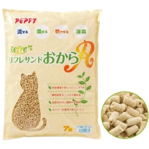 貓砂-日本PEPPY-Refre-天然豆渣單通豆腐貓砂-7L-豆腐貓砂-寵物用品速遞