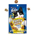 日本Felix Party Mix 貓脆餅 Cheezy 繽紛芝士 60g (日本停產) 貓零食 寵物零食 Felix 寵物用品速遞