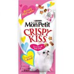 日本MonPetit Crispy Kiss 貓零食 貓脆餅 海鮮綜合味 30g (粉紅) 貓零食 寵物零食 MonPetit 寵物用品速遞