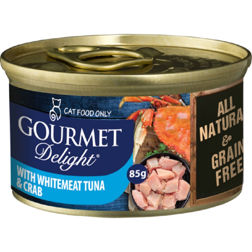 BLUE BAY Gourmet Delight - Whitemeat Tuna & Crab 85g