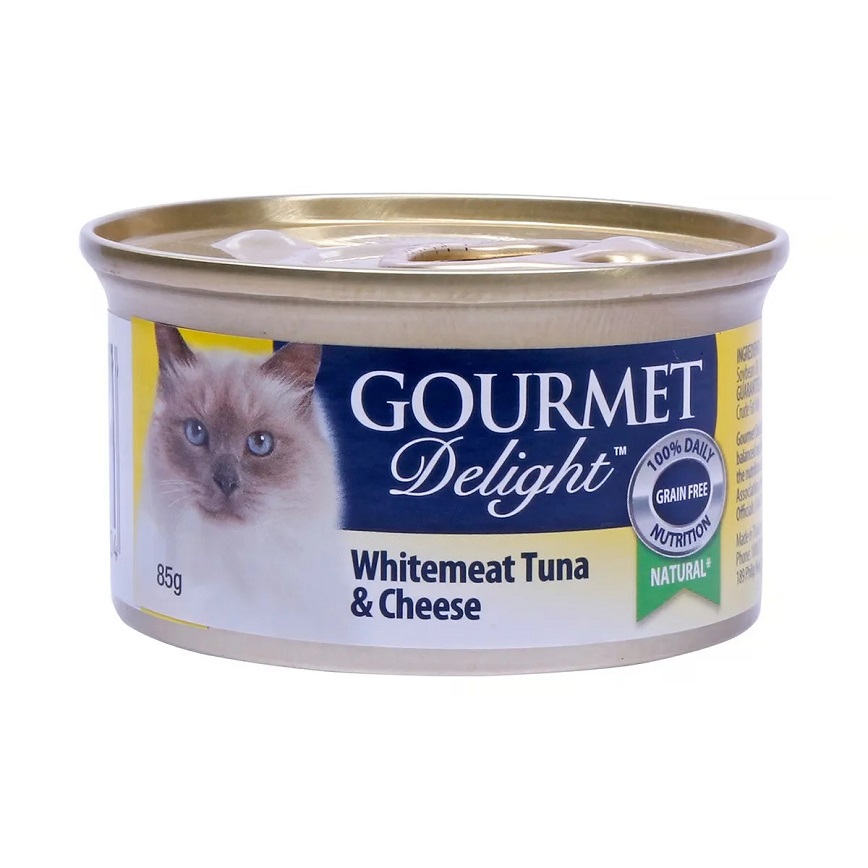 BLUE BAY Gourmet Delight - Whitemeat Tuna & Cheese 85g