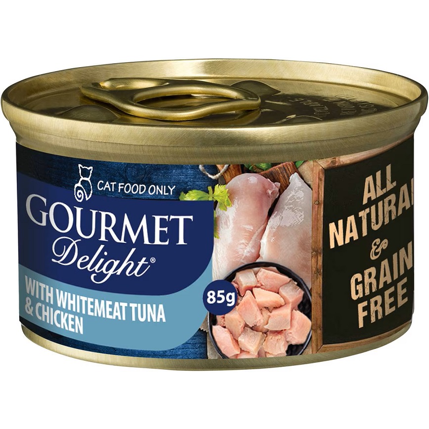 BLUE BAY Gourmet Delight - Whitemeat Tuna with Chicken Breast 85g