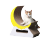 貓咪玩具-瓦楞紙貓抓板-美喵戰士月亮形-貓貓-寵物用品速遞