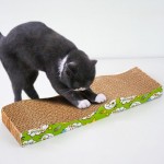 HelloDOG 玩具嚴選 瓦楞紙貓抓板 波浪平板 (顏色隨機) 貓玩具 貓抓板 貓爬架 寵物用品速遞