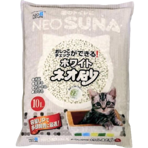 NEO-SUNA-紙貓砂-日本NEO-SUNA白沙紙砂-10L-淺灰色-紙貓砂-寵物用品速遞