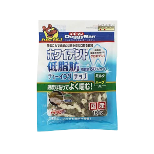 狗小食-日本DoggyMan-日本國產香草低脂潔齒咀嚼棒-香草味-160g-DoggyMan-寵物用品速遞