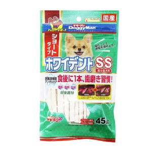 狗小食-日本DoggyMan-狗狗潔齒磨牙棒-SS超型小型犬適用-45g-DoggyMan-寵物用品速遞